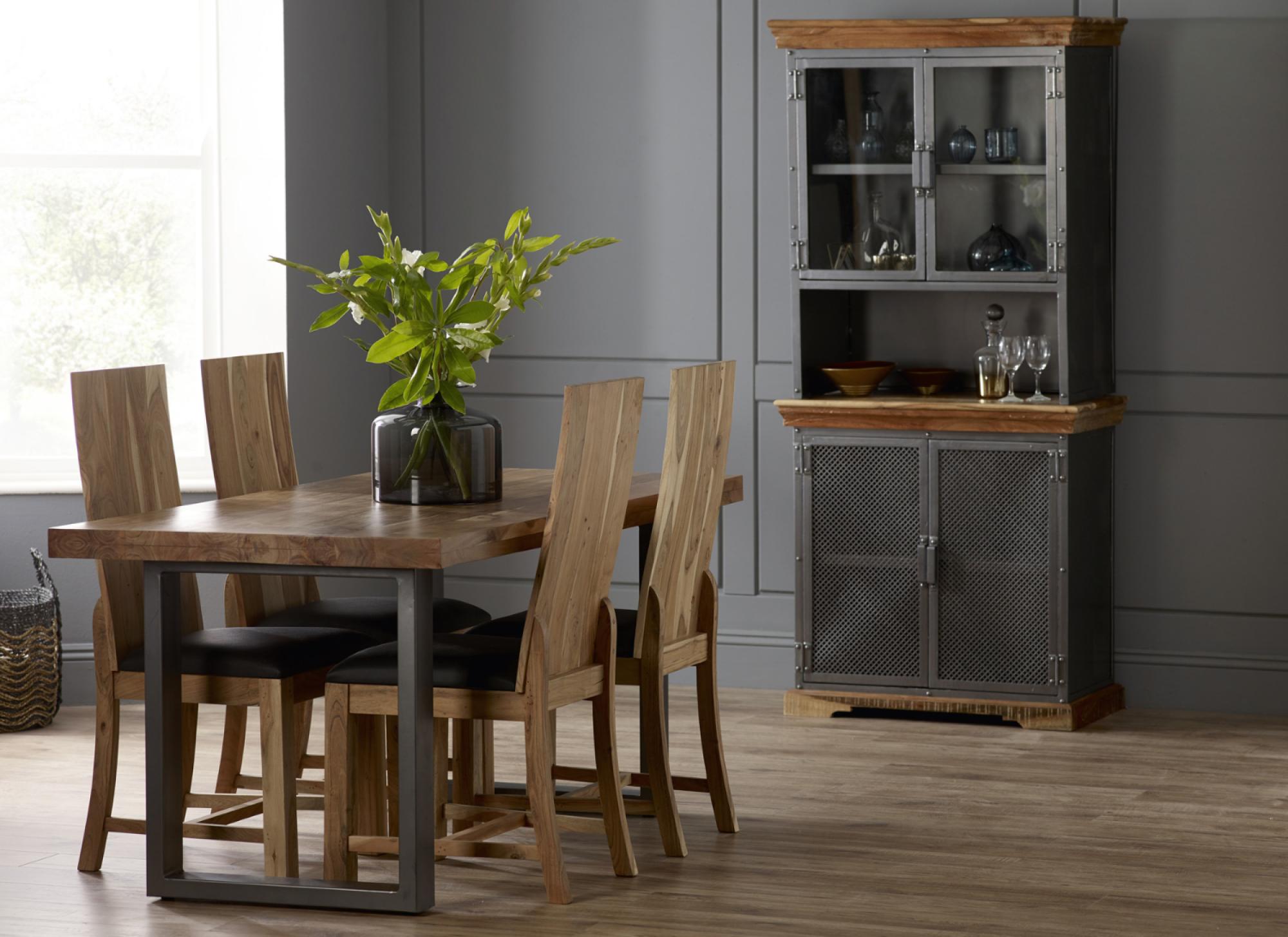 Product photograph of Metropolis Industrial 85cm Small Hutch from Choice Furniture Superstore.